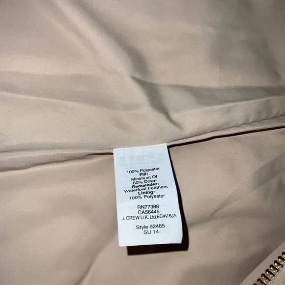 J. Crew Light Tan Quilted Vest - Picture 6 of 6